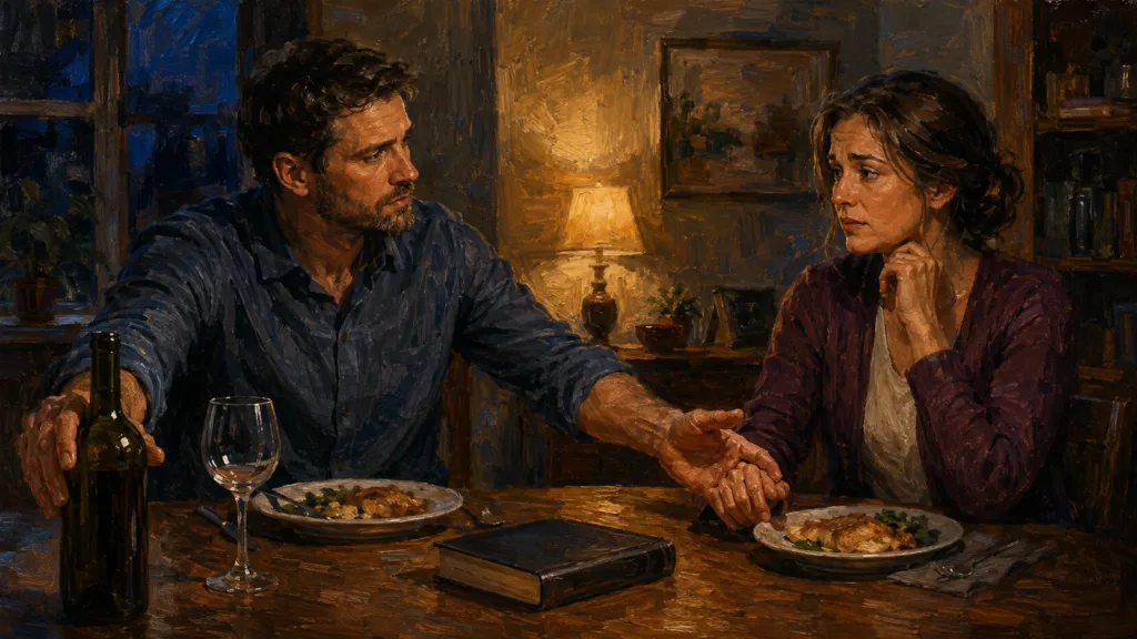 A Christian husband sets wine aside out of loving concern for his wife