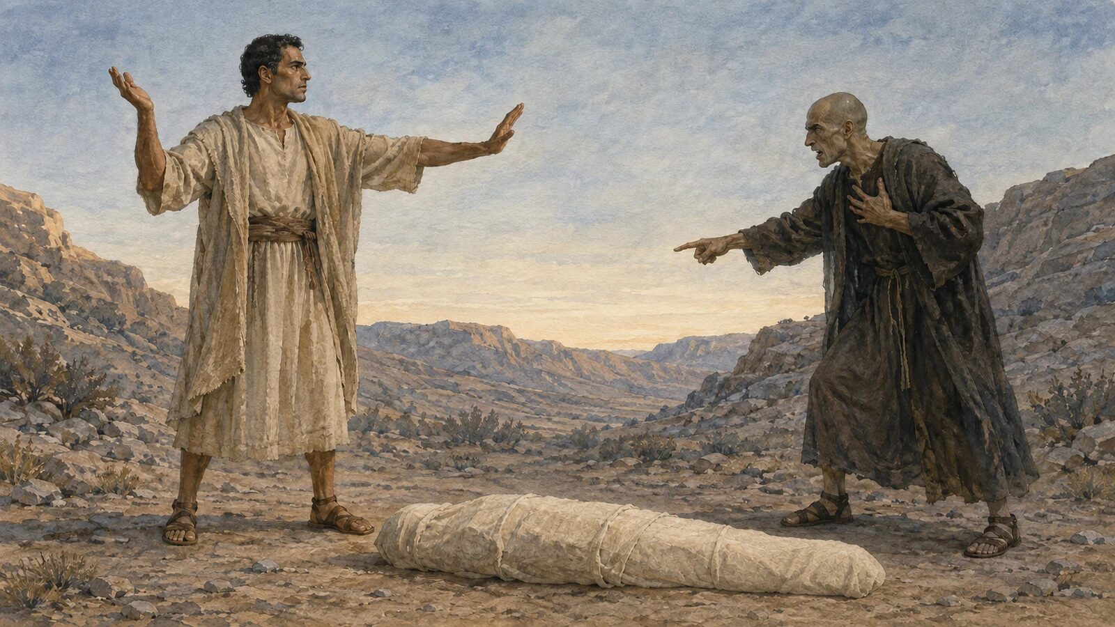 Michael disputes over the body of Moses Michael appeals to the Lord in dispute over the body of Moses