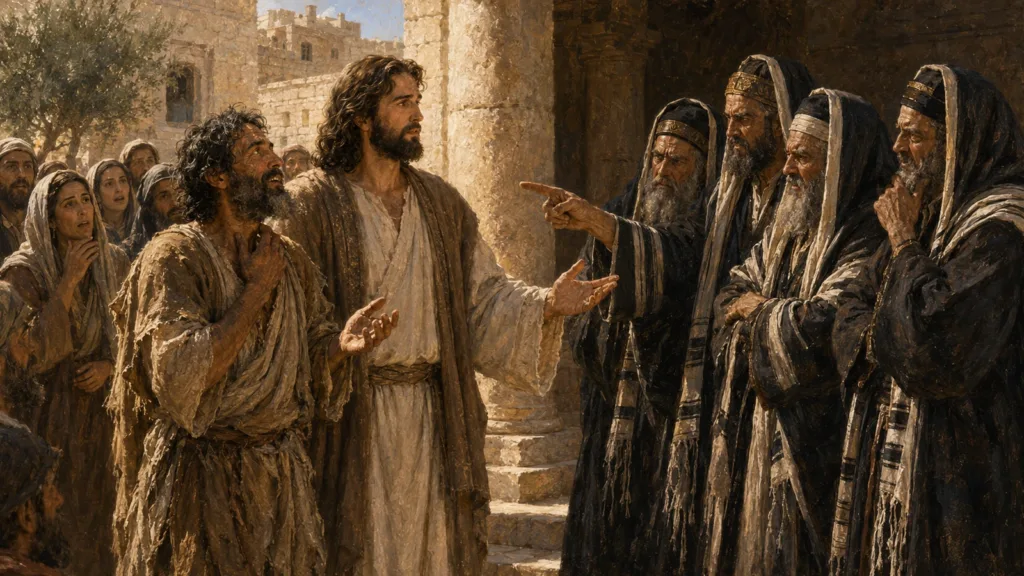 Jesus answers leaders who call the restoring work of the Holy Spirit demonic