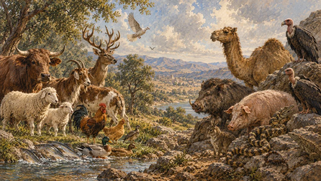 Clean animals vs unclean animals