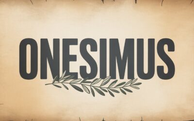 A Complete Bible Study on Onesimus in the New Testament
