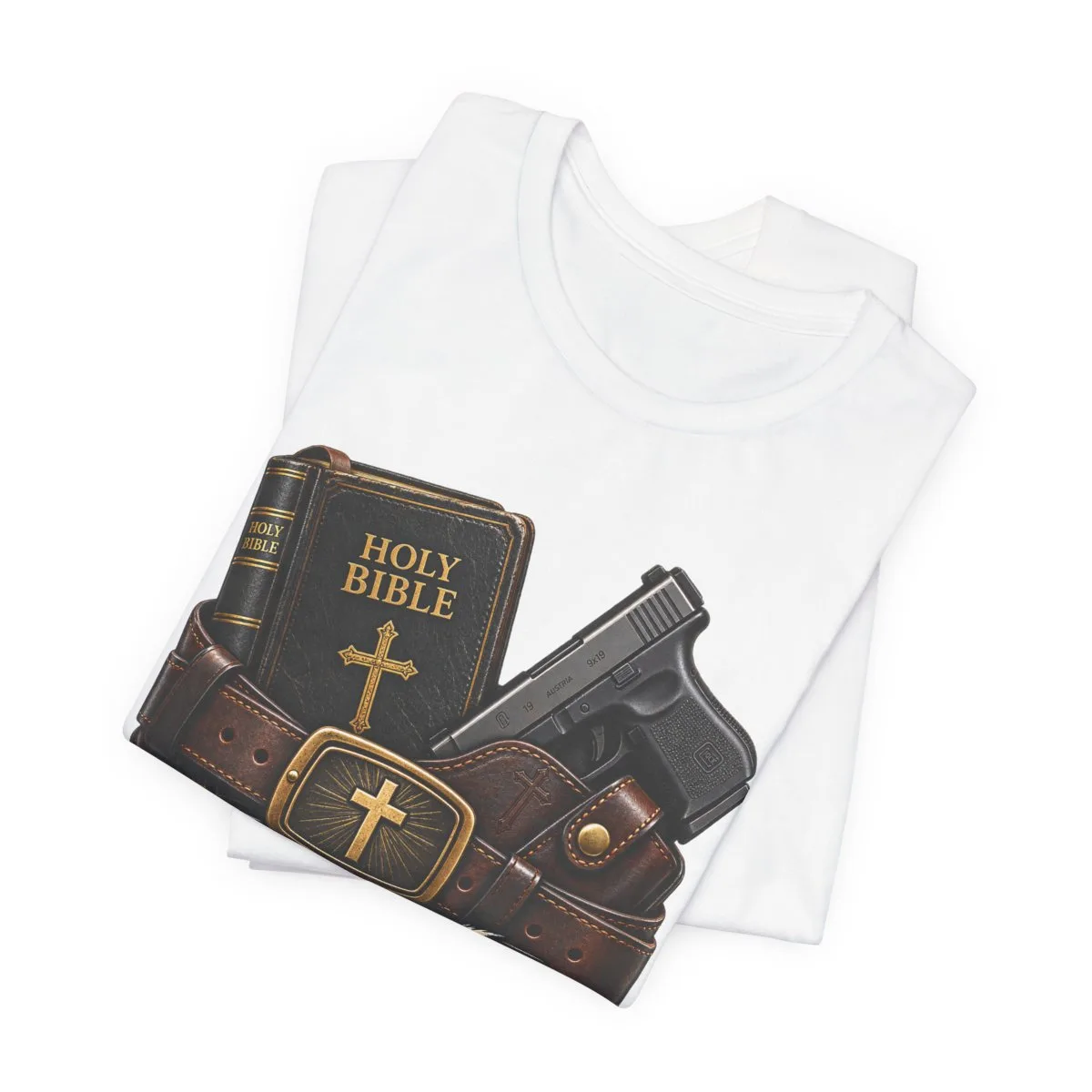 Always Packing Bible & Pistol Tee | Christian Faith Concealed Carry Shirt - other