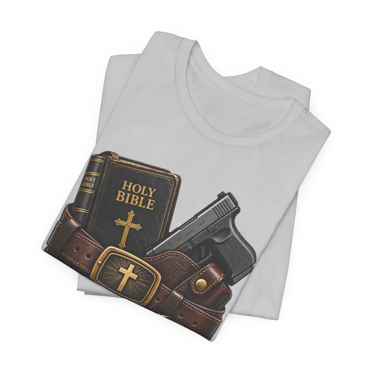 Always Packing Bible & Pistol Tee | Christian Faith Concealed Carry Shirt - other