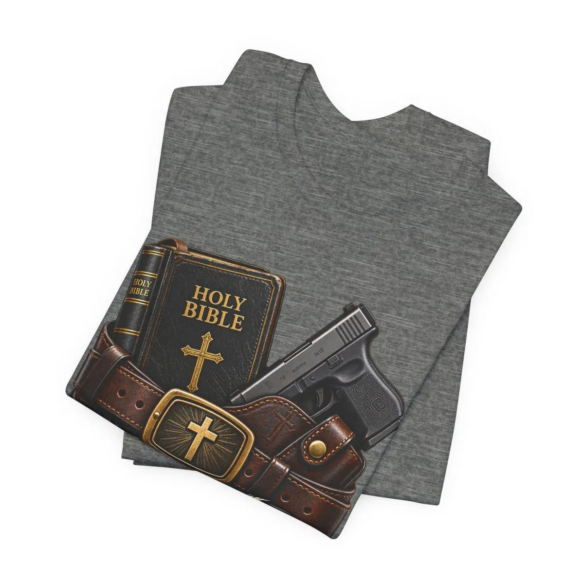 Always Packing Bible & Pistol Tee | Christian Faith Concealed Carry Shirt - other