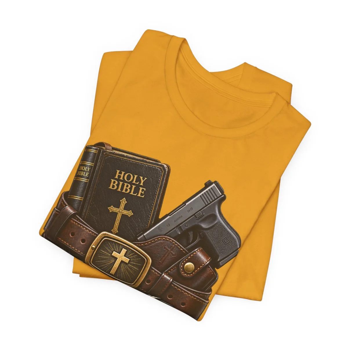 Always Packing Bible & Pistol Tee | Christian Faith Concealed Carry Shirt - other