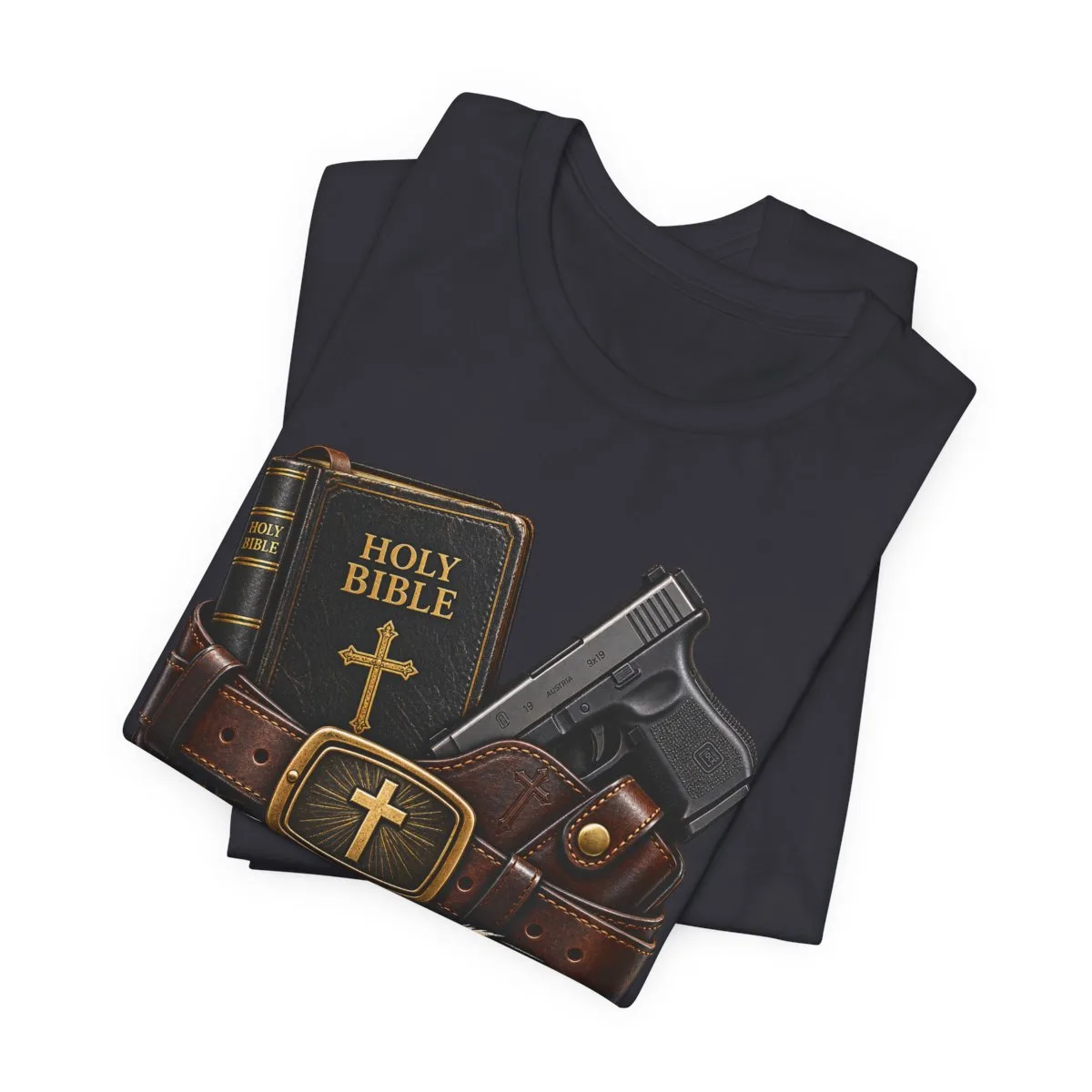 Always Packing Bible & Pistol Tee | Christian Faith Concealed Carry Shirt - other