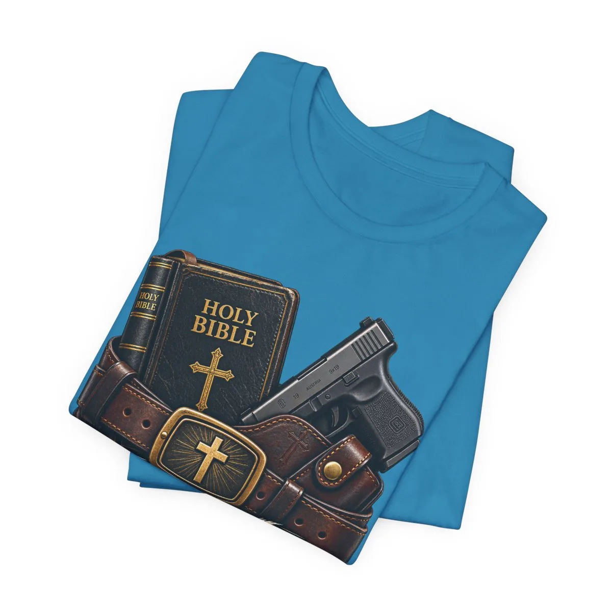 Always Packing Bible & Pistol Tee | Christian Faith Concealed Carry Shirt - other