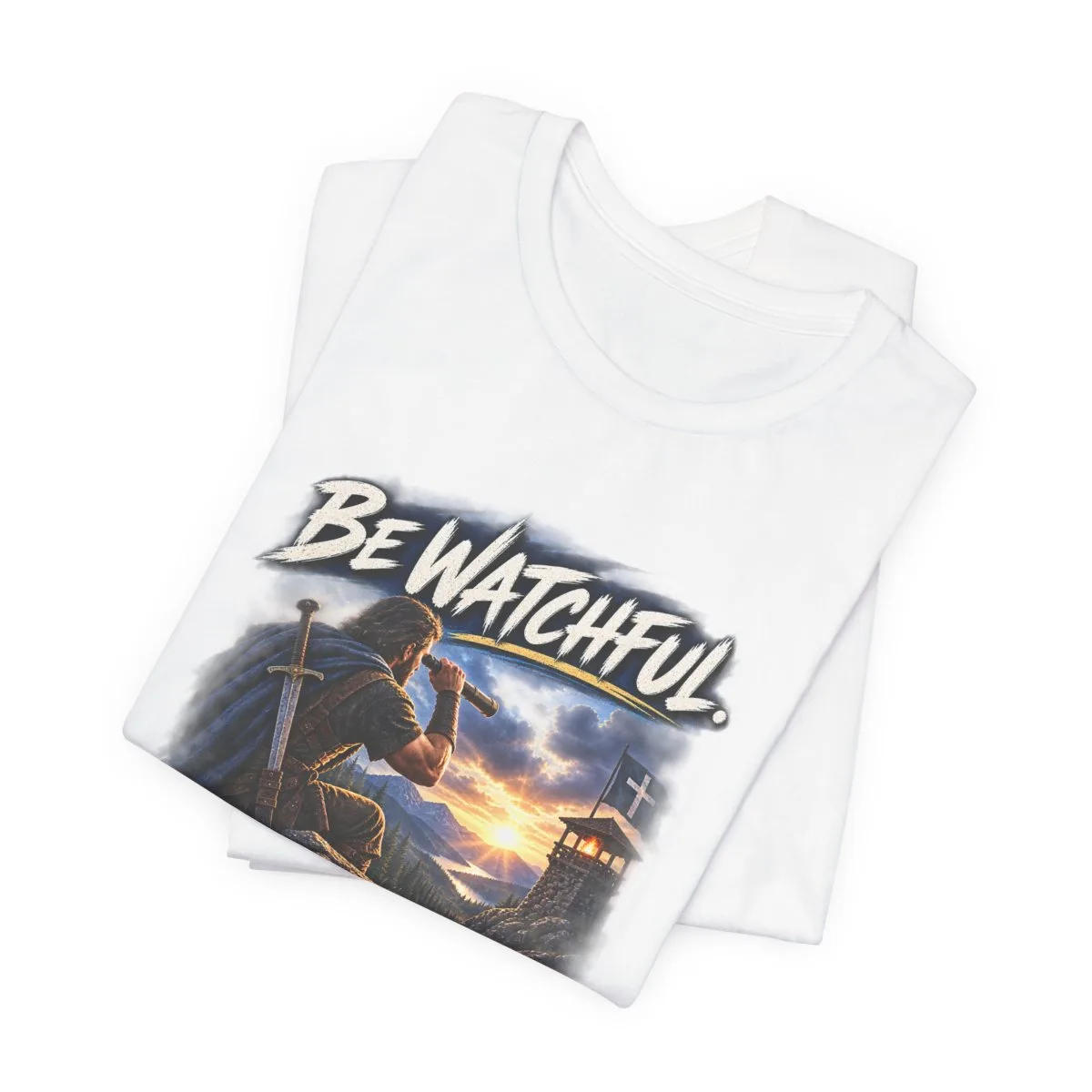 Be Watchful Stand Firm Act Like Men T-Shirt | Christian Faith Graphic Tee - other