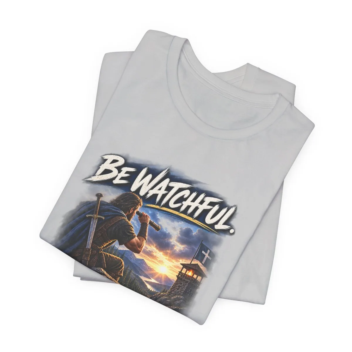 Be Watchful Stand Firm Act Like Men T-Shirt | Christian Faith Graphic Tee - other