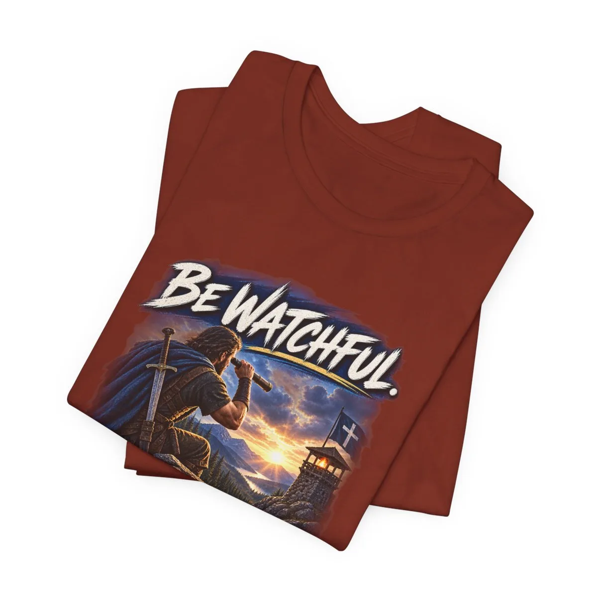 Be Watchful Stand Firm Act Like Men T-Shirt | Christian Faith Graphic Tee - other