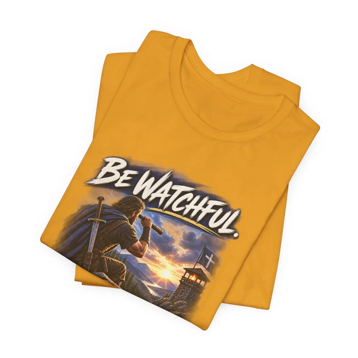 Be Watchful Stand Firm Act Like Men T-Shirt | Christian Faith Graphic Tee - other