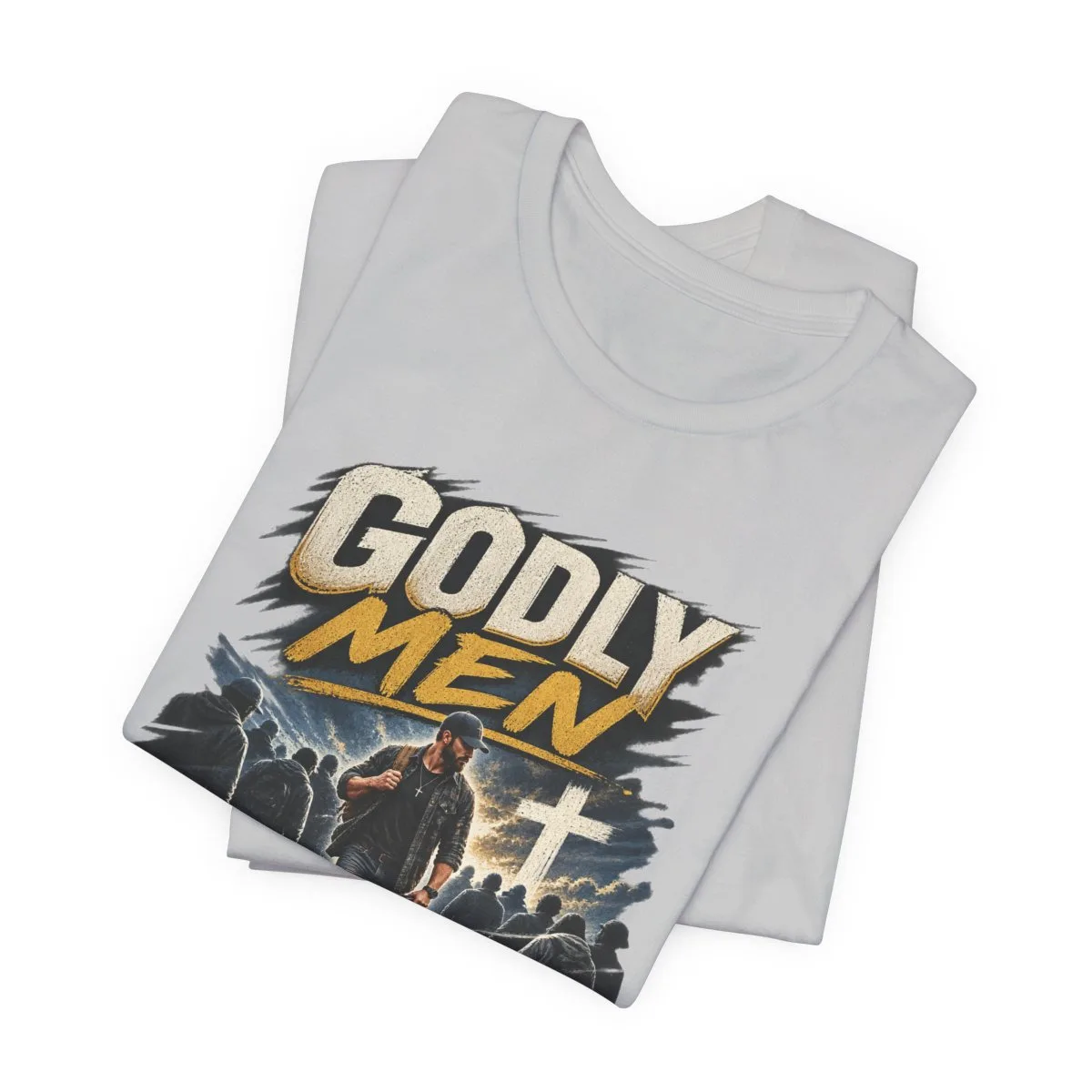 Godly Men Don’t Follow The Crowd T-Shirt | Christian Faith Graphic Tee - other