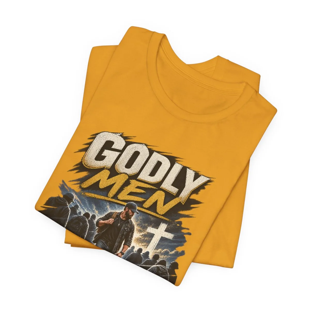 Godly Men Don’t Follow The Crowd T-Shirt | Christian Faith Graphic Tee - other