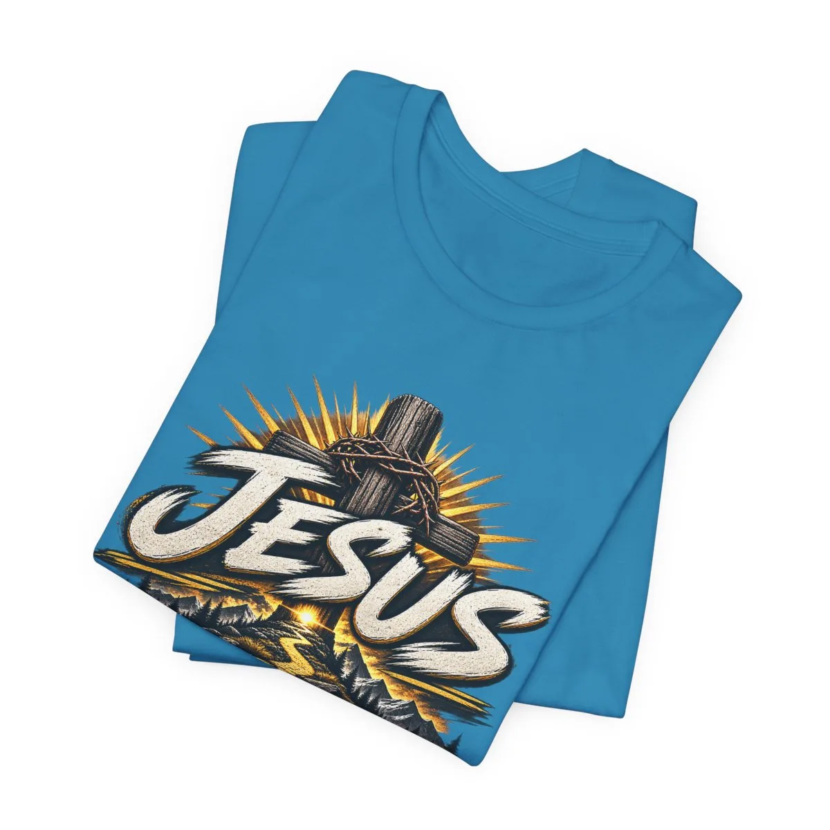 Jesus Is The Way tee | Christian faith graphic shirt, scripture design - other