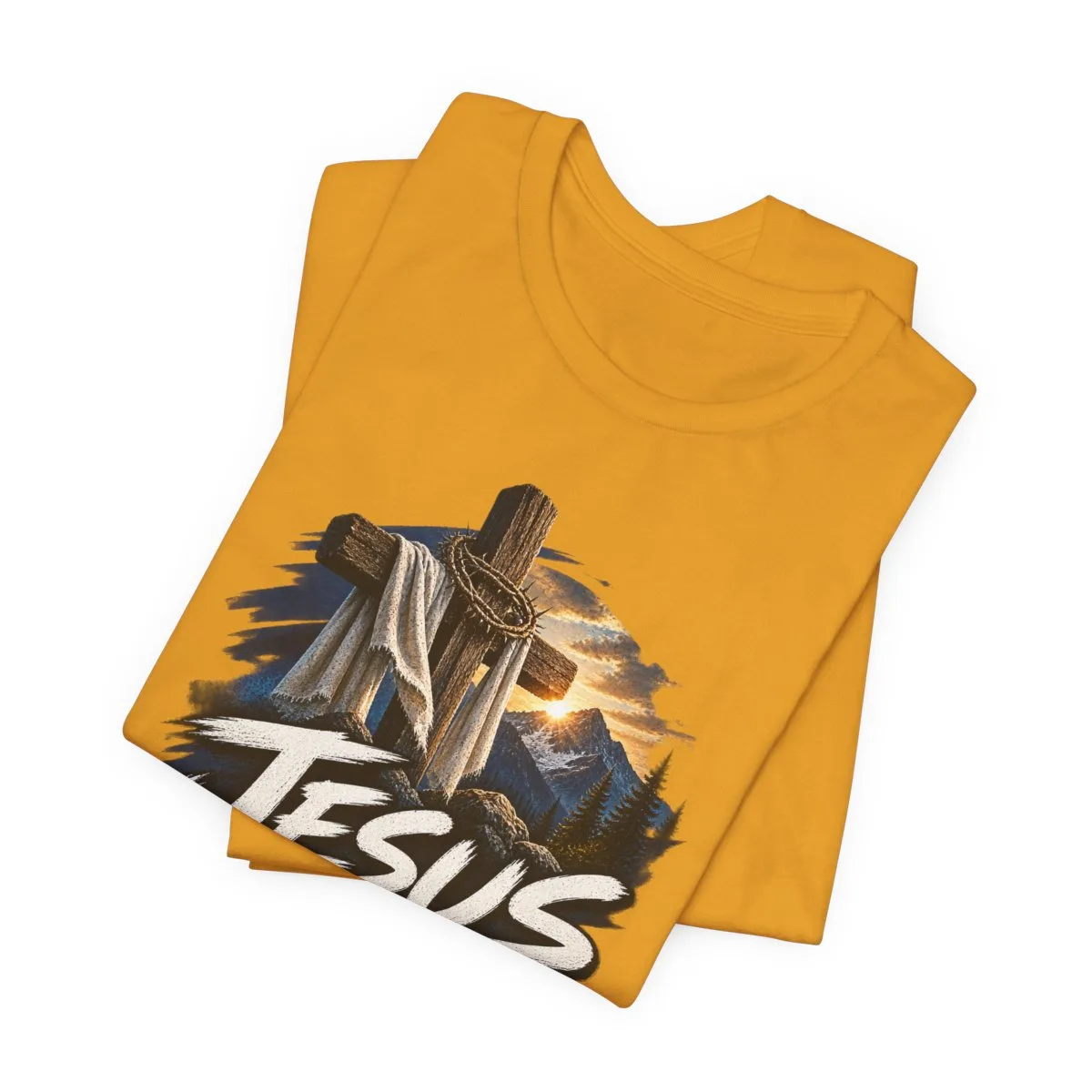 Jesus Loves You I'm Working On It T-Shirt | Christian Cross Faith Tee - other