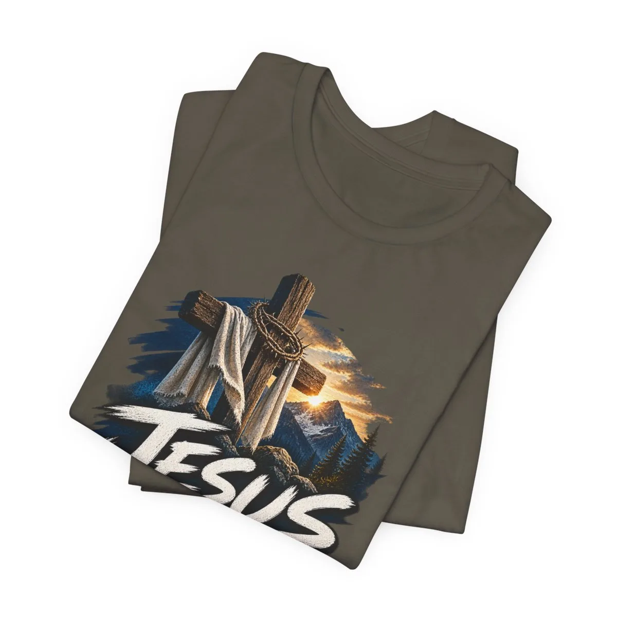 Jesus Loves You I'm Working On It T-Shirt | Christian Cross Faith Tee - other