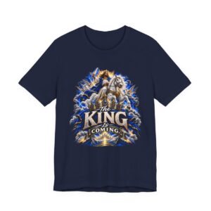 The King Is Coming T-Shirt | Jesus Rider Graphic Tee, Christian Faith Design - other