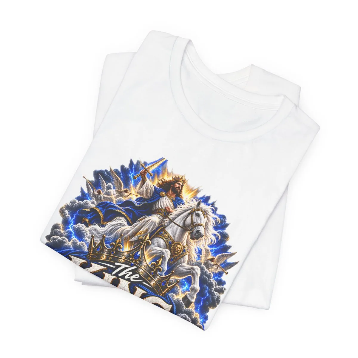 The King Is Coming T-Shirt | Jesus Rider Graphic Tee, Christian Faith Design - other