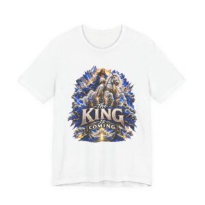 The King Is Coming T-Shirt | Jesus Rider Graphic Tee, Christian Faith Design - other