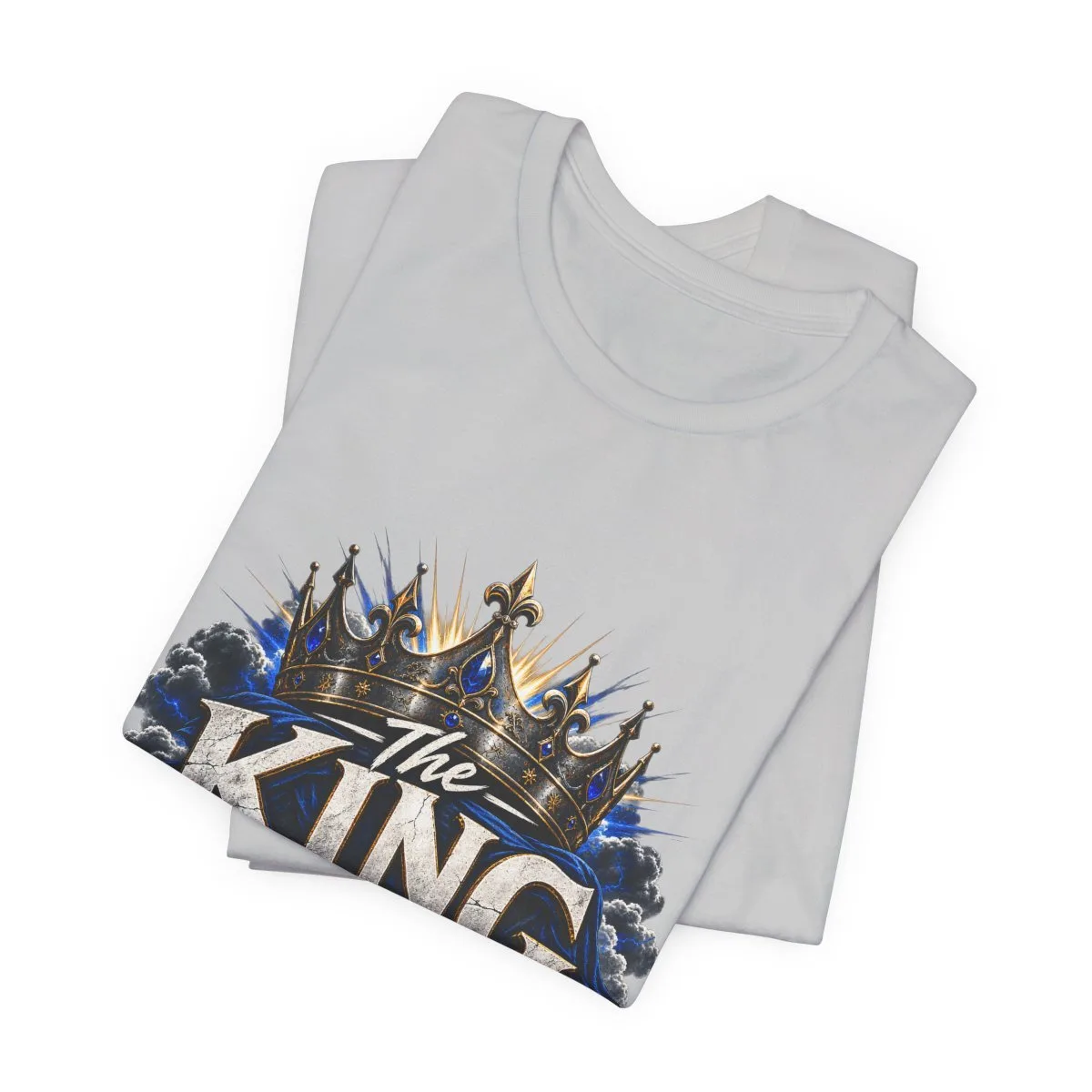 The King Is Coming tee | Crown graphic religious Christian shirt - other