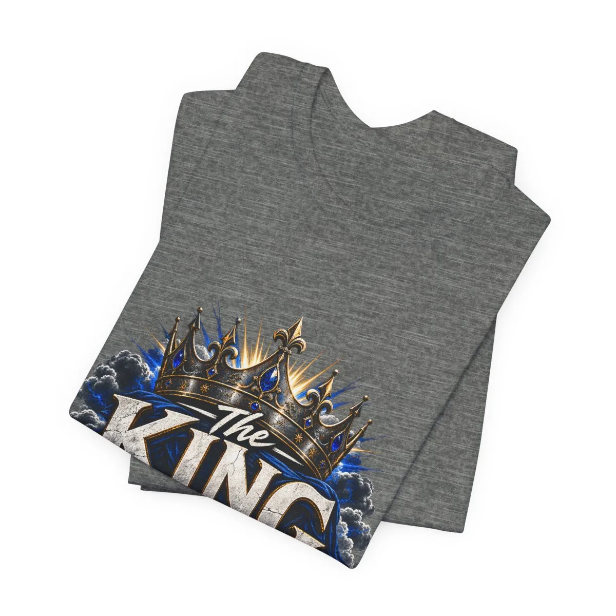 The King Is Coming tee | Crown graphic religious Christian shirt - other