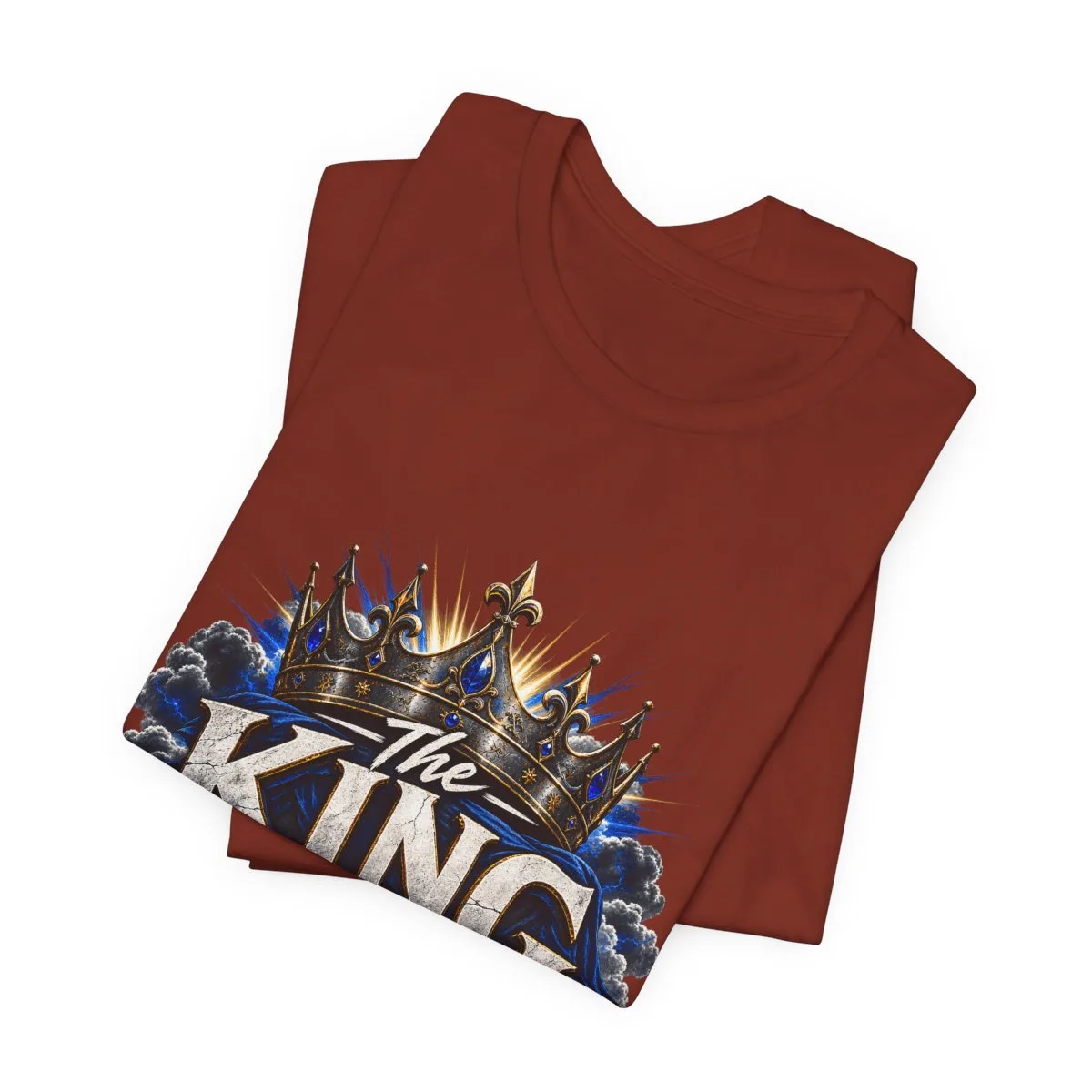 The King Is Coming tee | Crown graphic religious Christian shirt - other