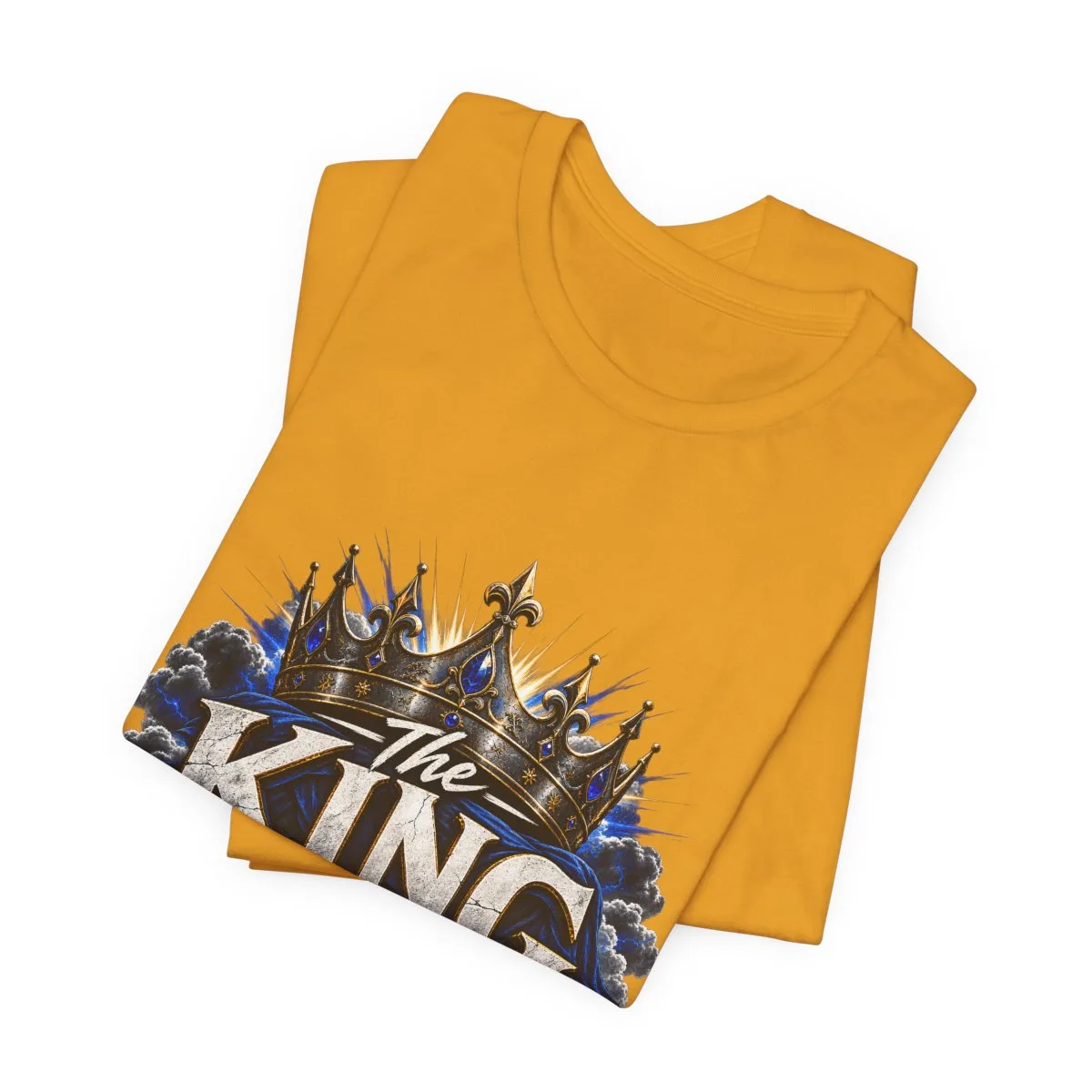 The King Is Coming tee | Crown graphic religious Christian shirt - other