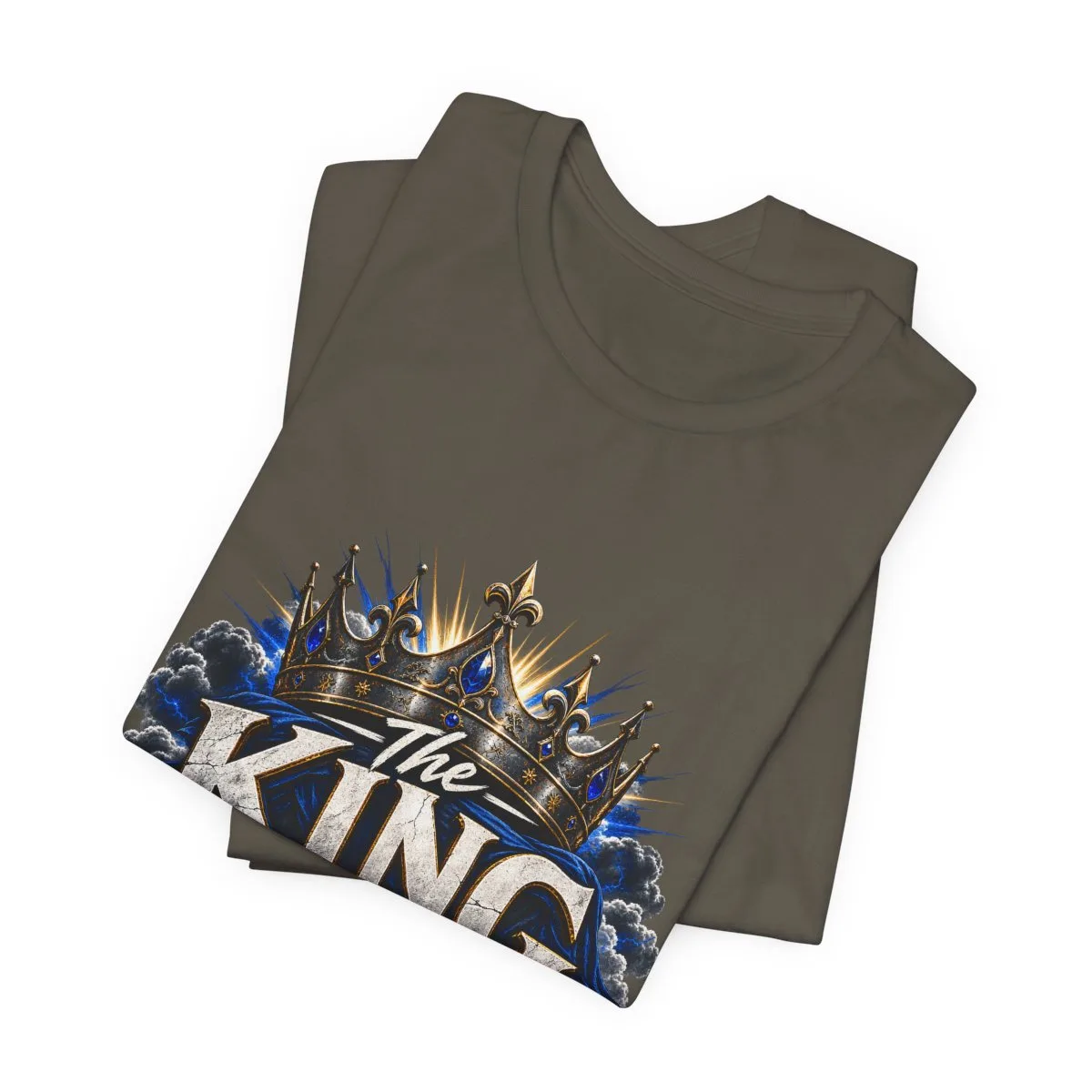 The King Is Coming tee | Crown graphic religious Christian shirt - other