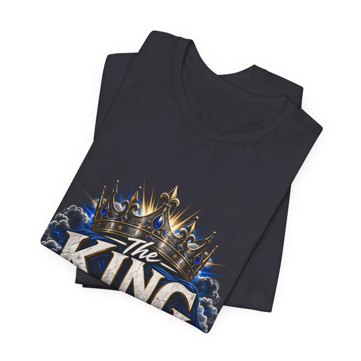 The King Is Coming tee | Crown graphic religious Christian shirt - other