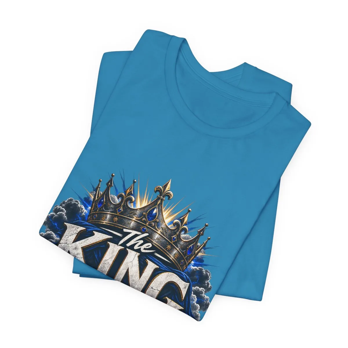 The King Is Coming tee | Crown graphic religious Christian shirt - other