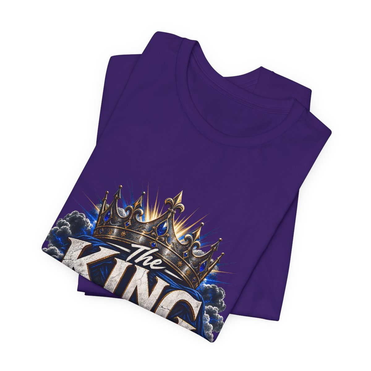 The King Is Coming tee | Crown graphic religious Christian shirt - other